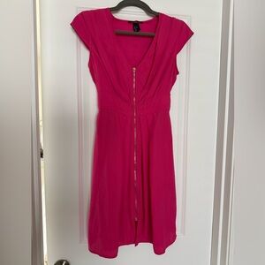 H&M Fuchsia Dress with Front Zip